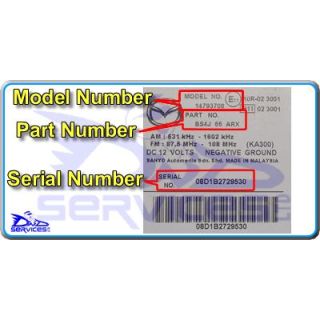 Mazda Multi Function Audio System